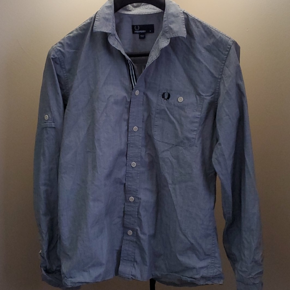 Grey Fred Perry button up